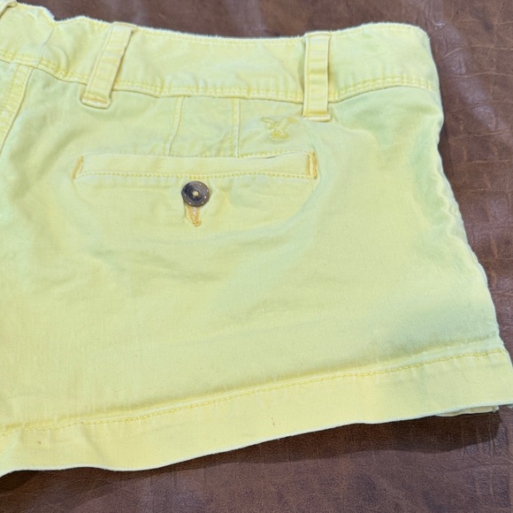 American Eagle Outfitters Women's Sunny Yellow Jean Shorts - Picture 6 of 7